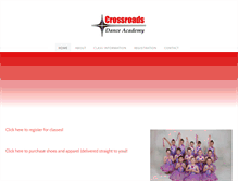 Tablet Screenshot of crossroads-dance.com